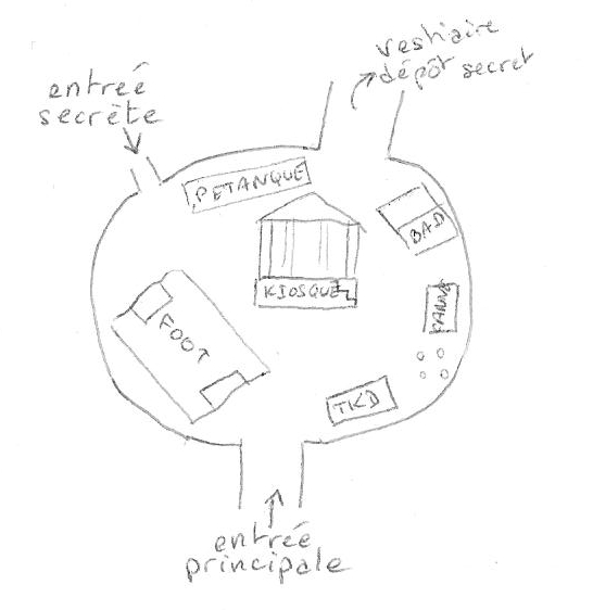 Plan des arènes