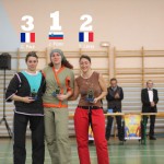 Podium Femmes Internationaux canne de combat 2013