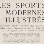 La canne dans le livre "Les sports modernes illustrés" de 1906.