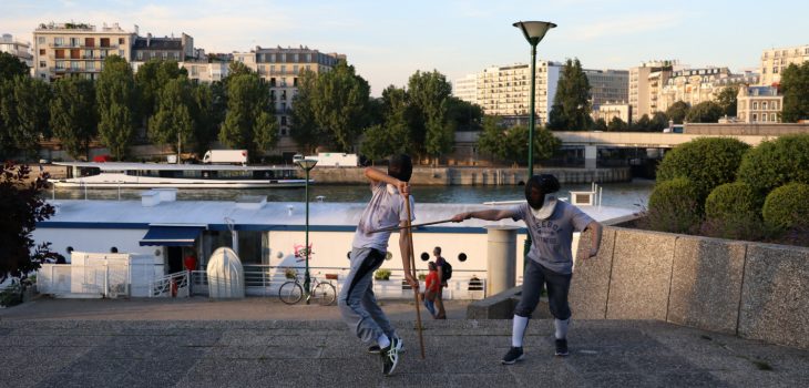 Canne de Combat, cours en extérieur, Apaches de Paname