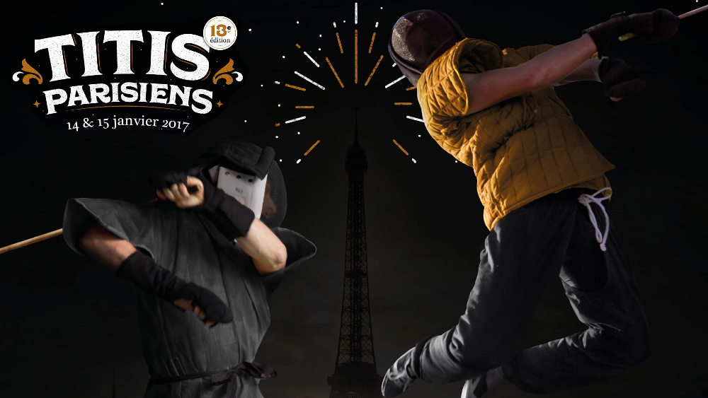 Titis Parisiens 2017, compétition de Canne de combat par équipes