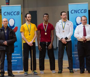 Internationaux 2017 de canne de combat, paris, podium