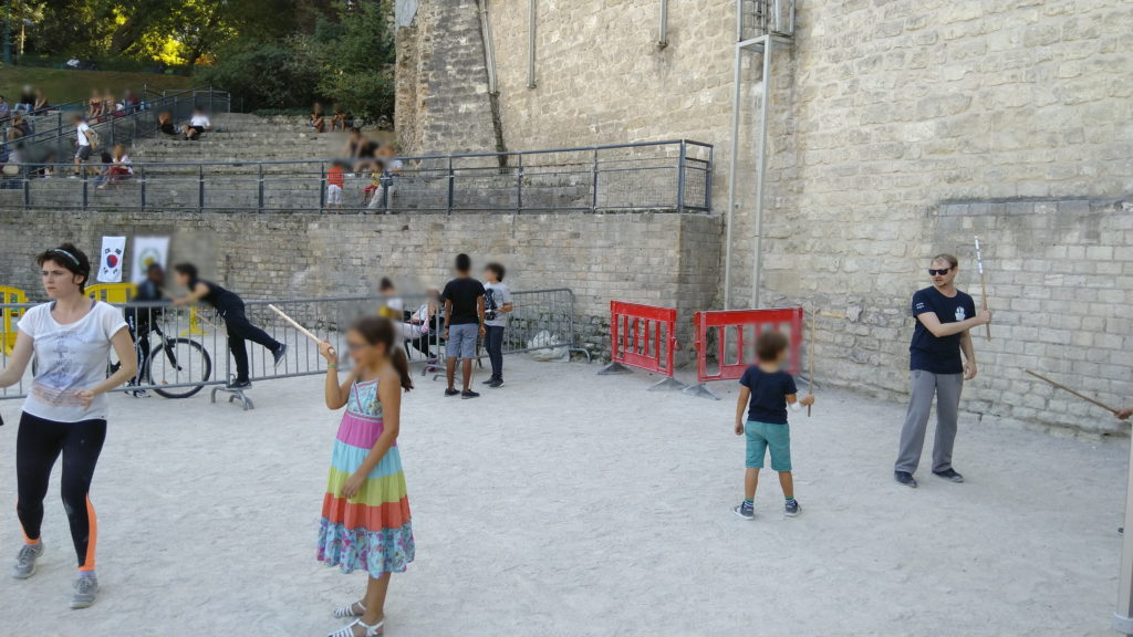 canne de combat paris arènes lutèce fete sports paris 5