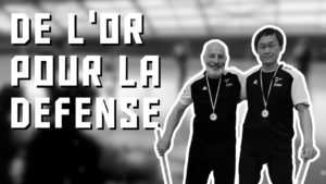 médaille d'or pour la canne de défense au challenge technique national