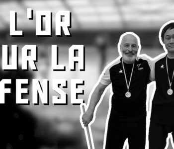 médaille d'or pour la canne de défense au challenge technique national