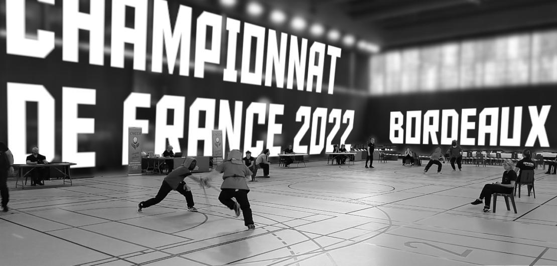 Championnat de France de Canne de Combat 2022 à bordeaux apaches de paname