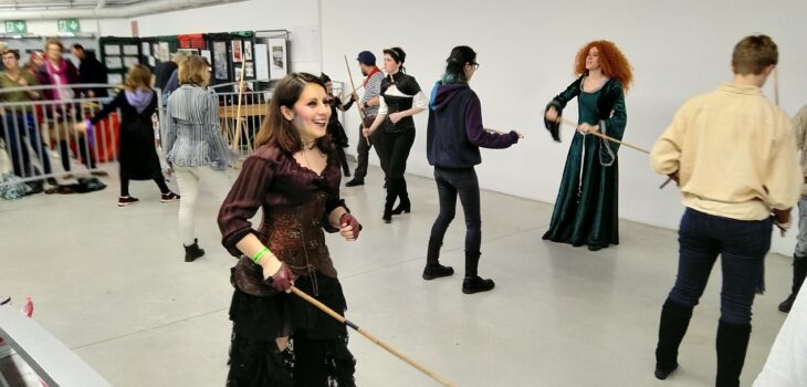 Démos et initiations de Canne de Combat au Salon Fantastique 2019