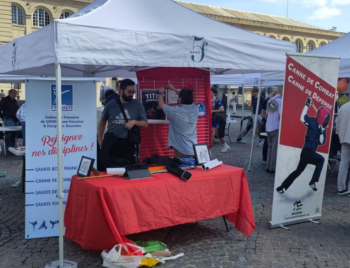 canne de combat paris forum des associations paris 5 apaches de paname